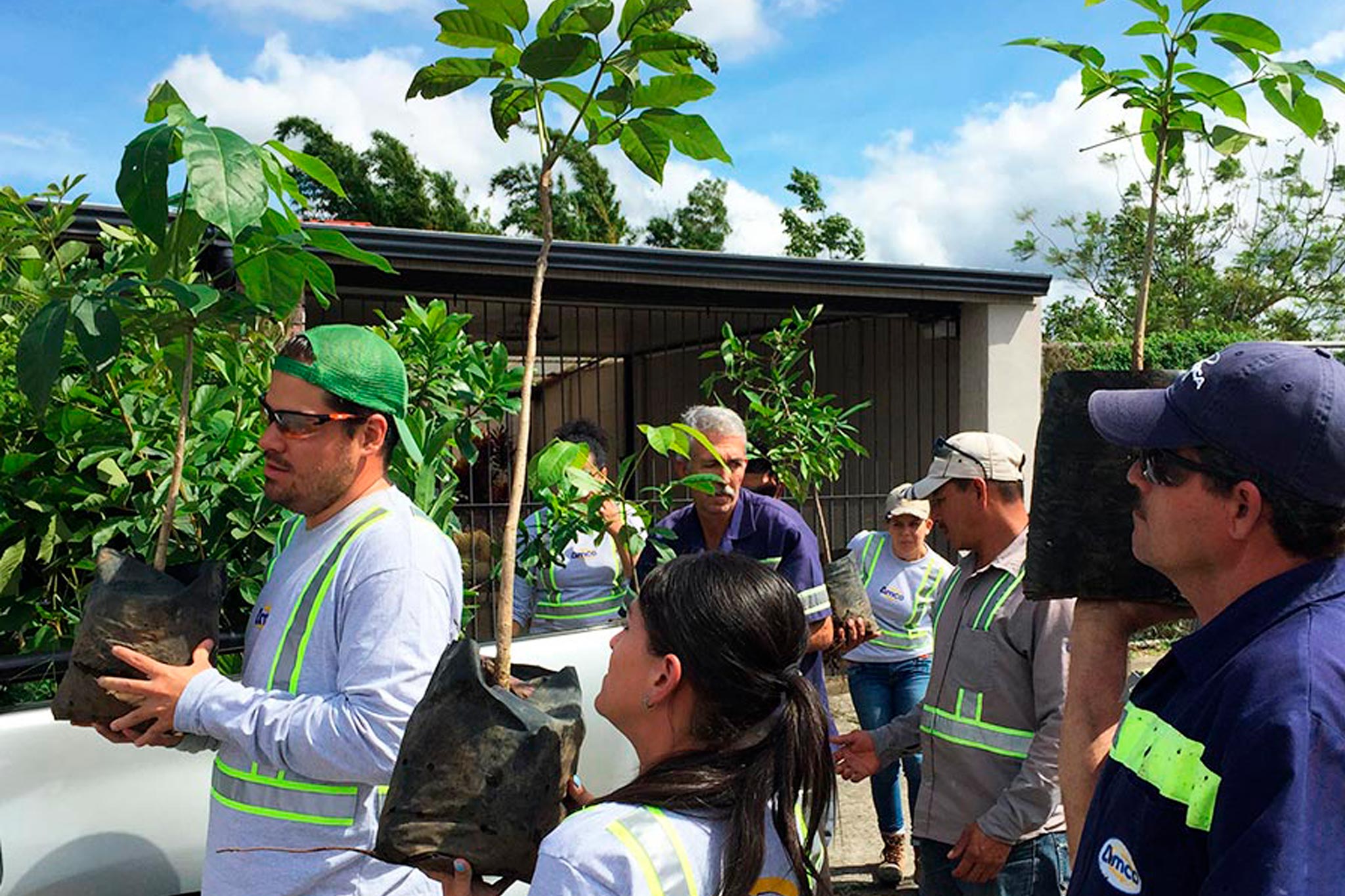  Campaña de reforestación Residencial Villa Flores